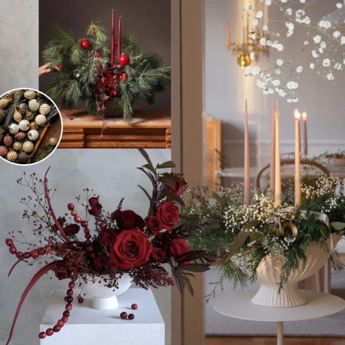 Ziemassvētku galda kompozīcija VĀZĒ (20. decembrī)